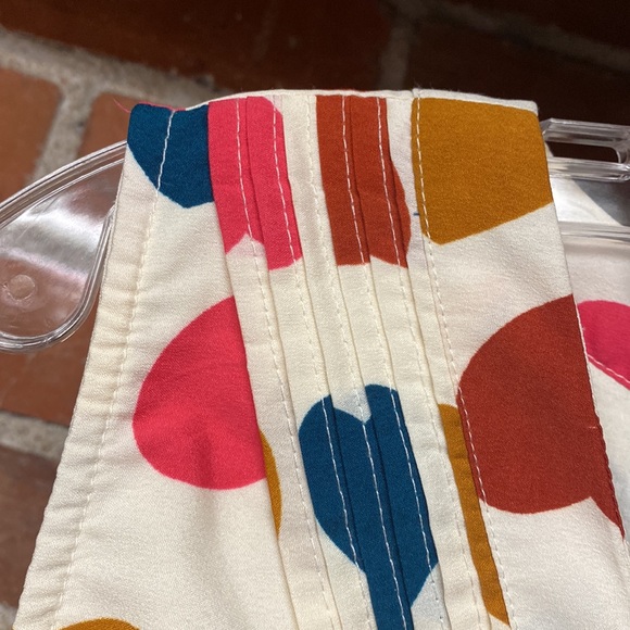 ModCloth surely sweet heart print vneck sleeveless dress side zipper cottonpoly. - Picture 9 of 13